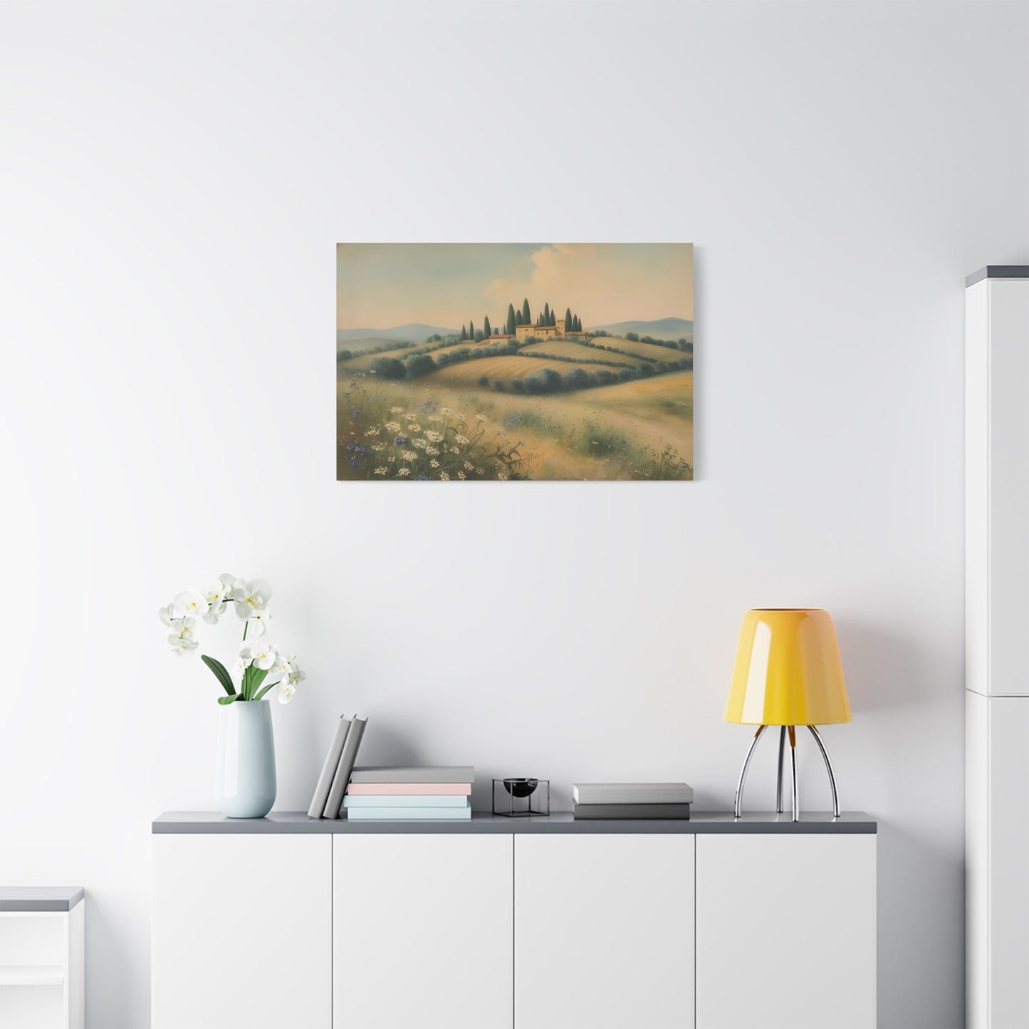 Italian Serene Countryside Canvas Wall Art
