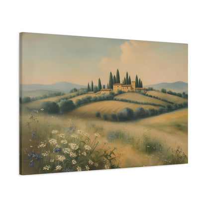 Italian Serene Countryside Canvas Wall Art