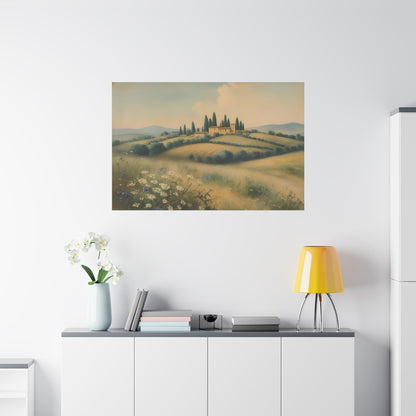 Italian Serene Countryside Canvas Wall Art