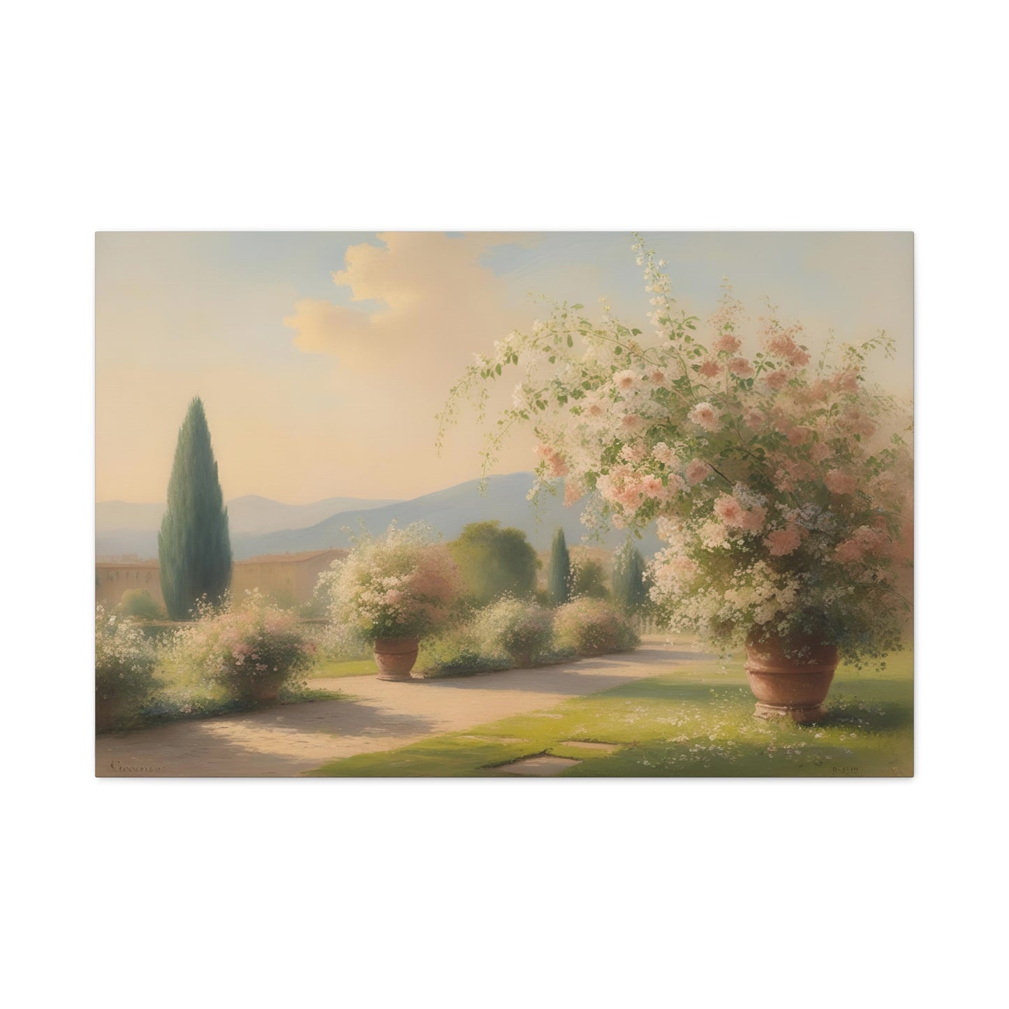 Serene Florence Landscape Canvas Wall Art