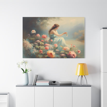 Floral Serenity Canvas Wall Art